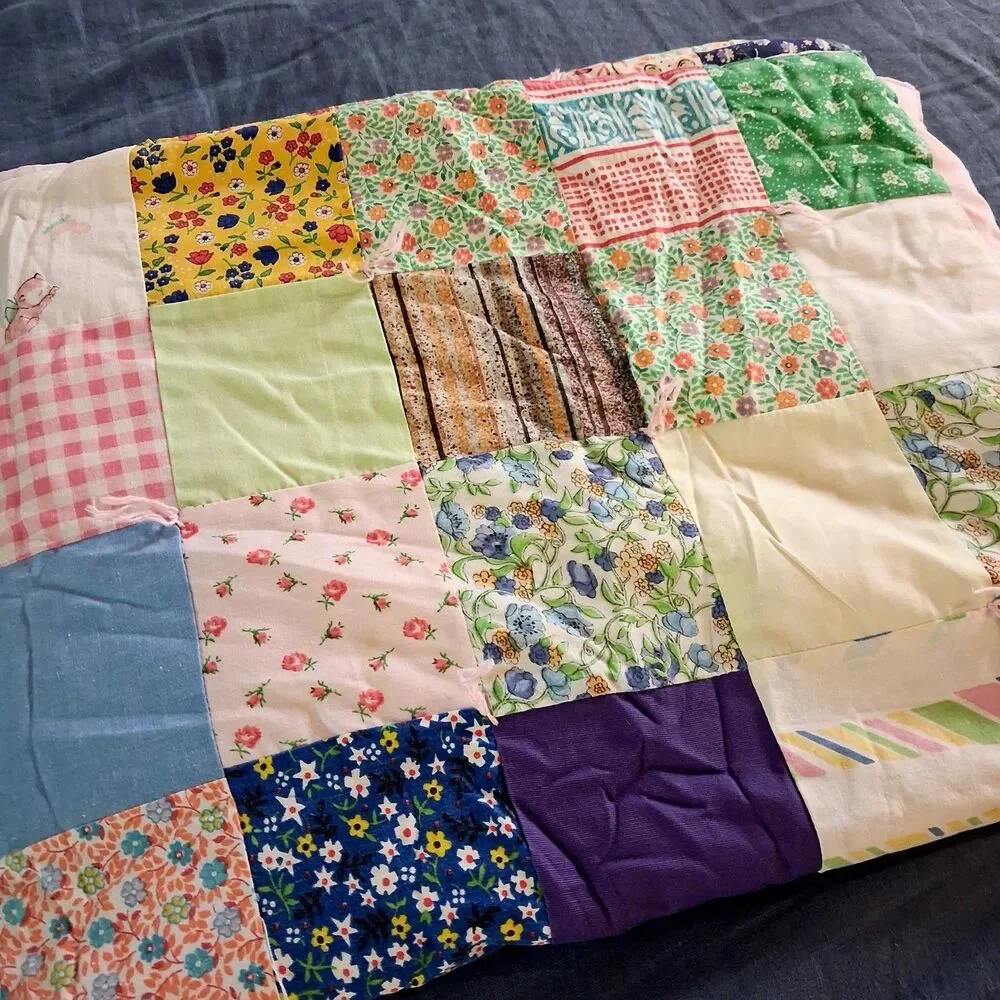 Handmade vintage patchwork